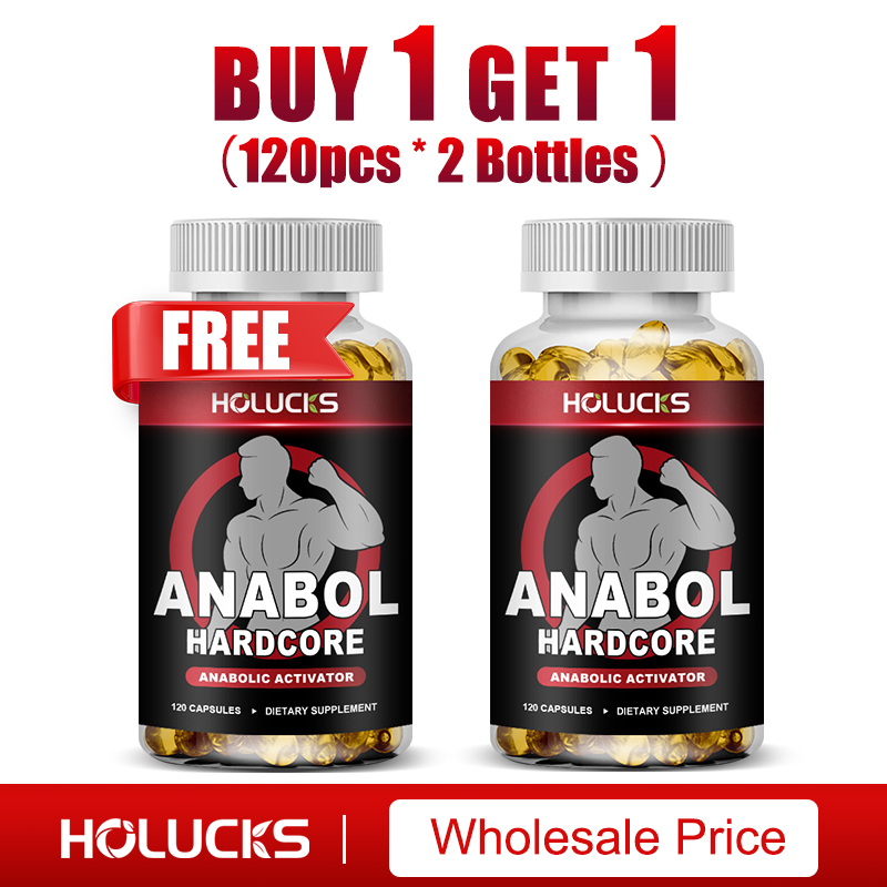 Pre Workout Supplement - ANABOLIC Muscle Builder para Homens, Aumenta