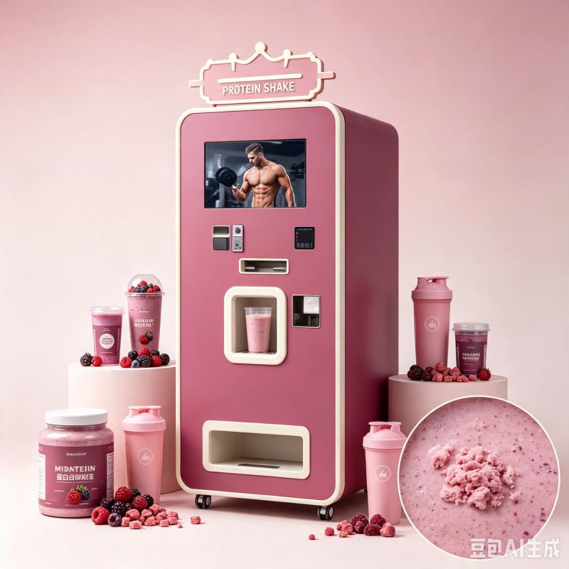 Fitness Nutrition Protein - Máquina de Venda Automática de Shake