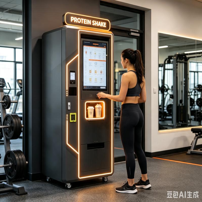 Fitness Nutrition Protein - Máquina de Venda Automática de Shake