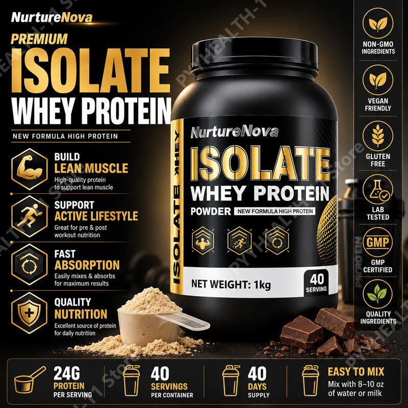 Fitness Nutrition Whey Protein - Suplemento de Proteína Isolada de Whey