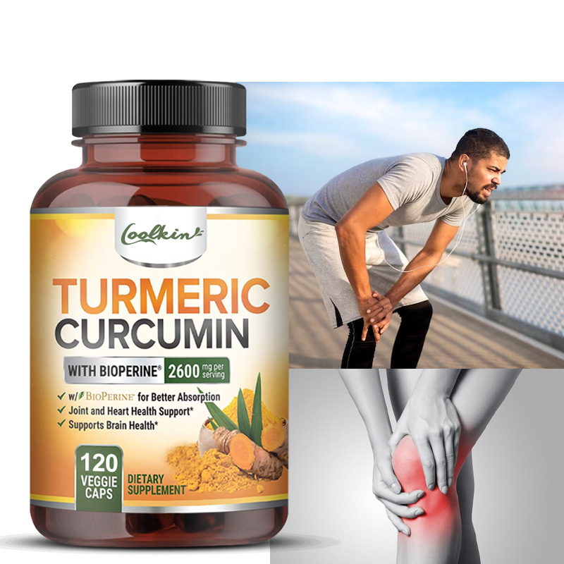 Turmeric Curcumin Capsule - Cápsulas de curcumina, suporte natural para