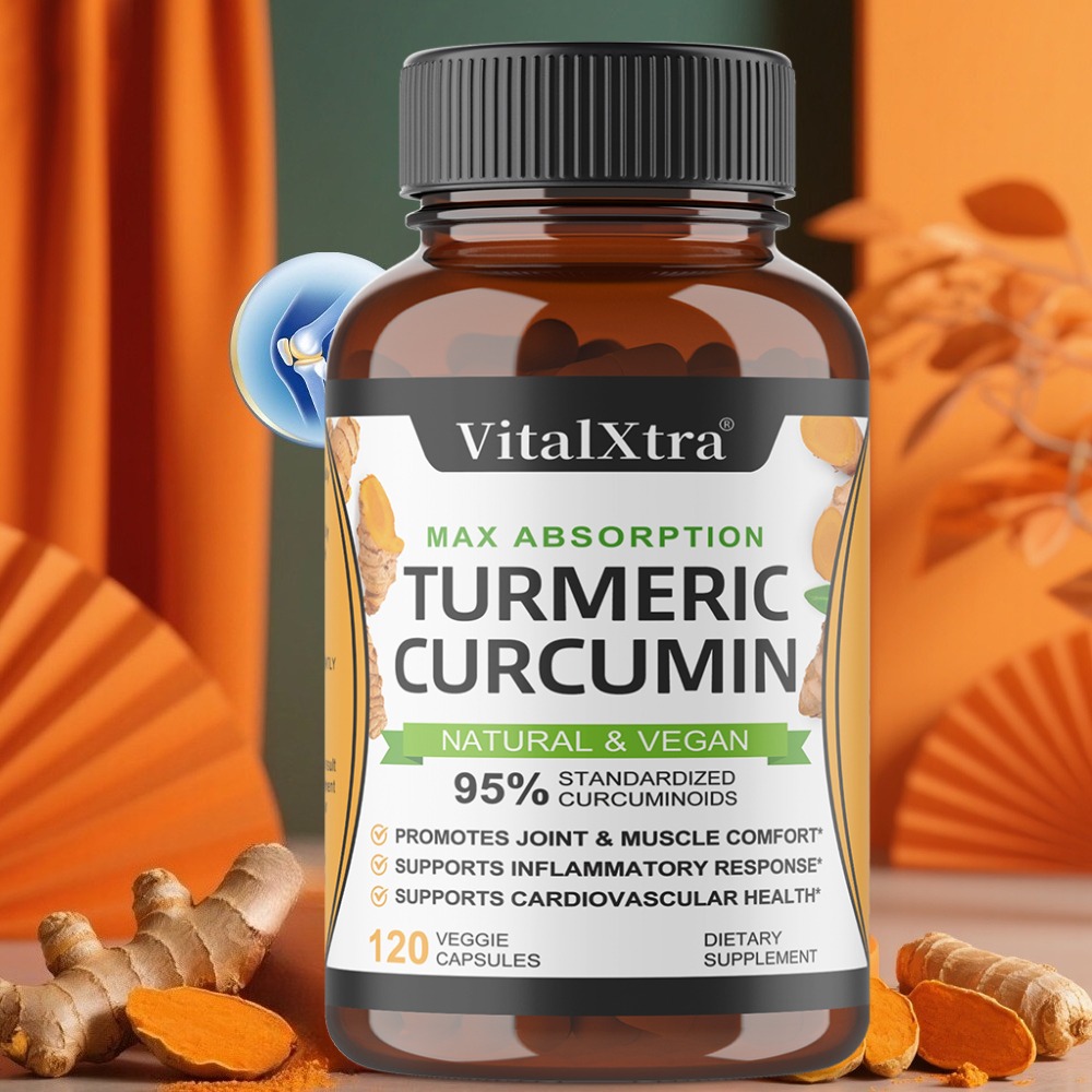 Turmeric Curcumin Capsule - Cápsulas de Curcumina de Cúrcuma com