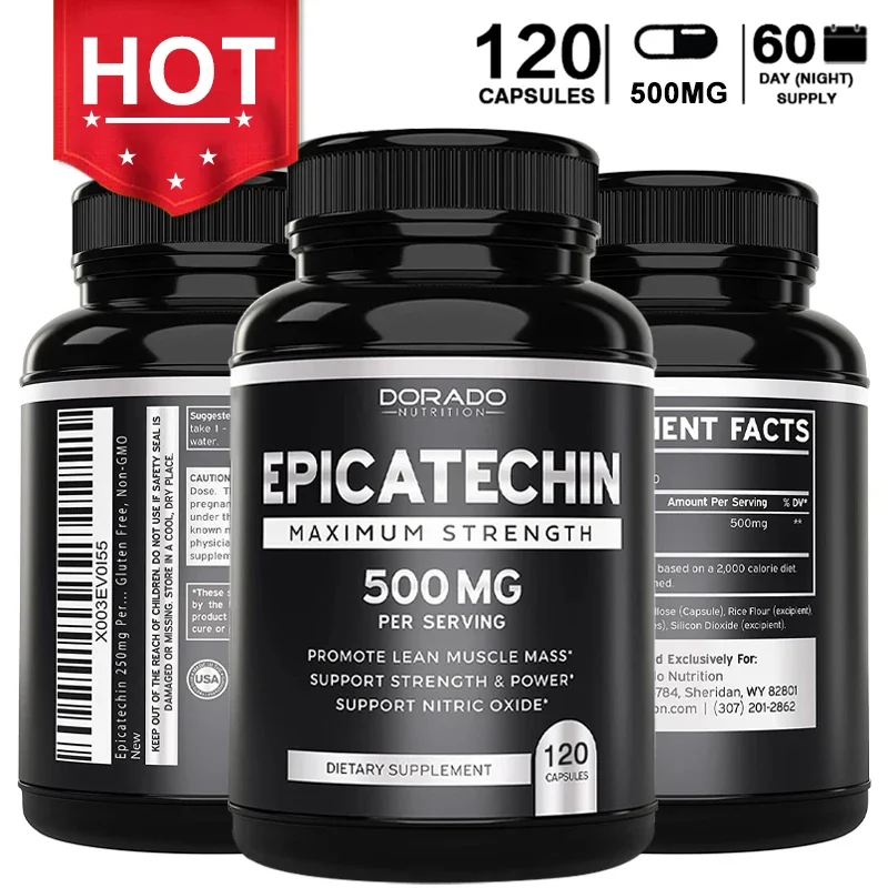 Pre Workout Supplement - Suplemento de Extrato Epicatechin, 500 Mg