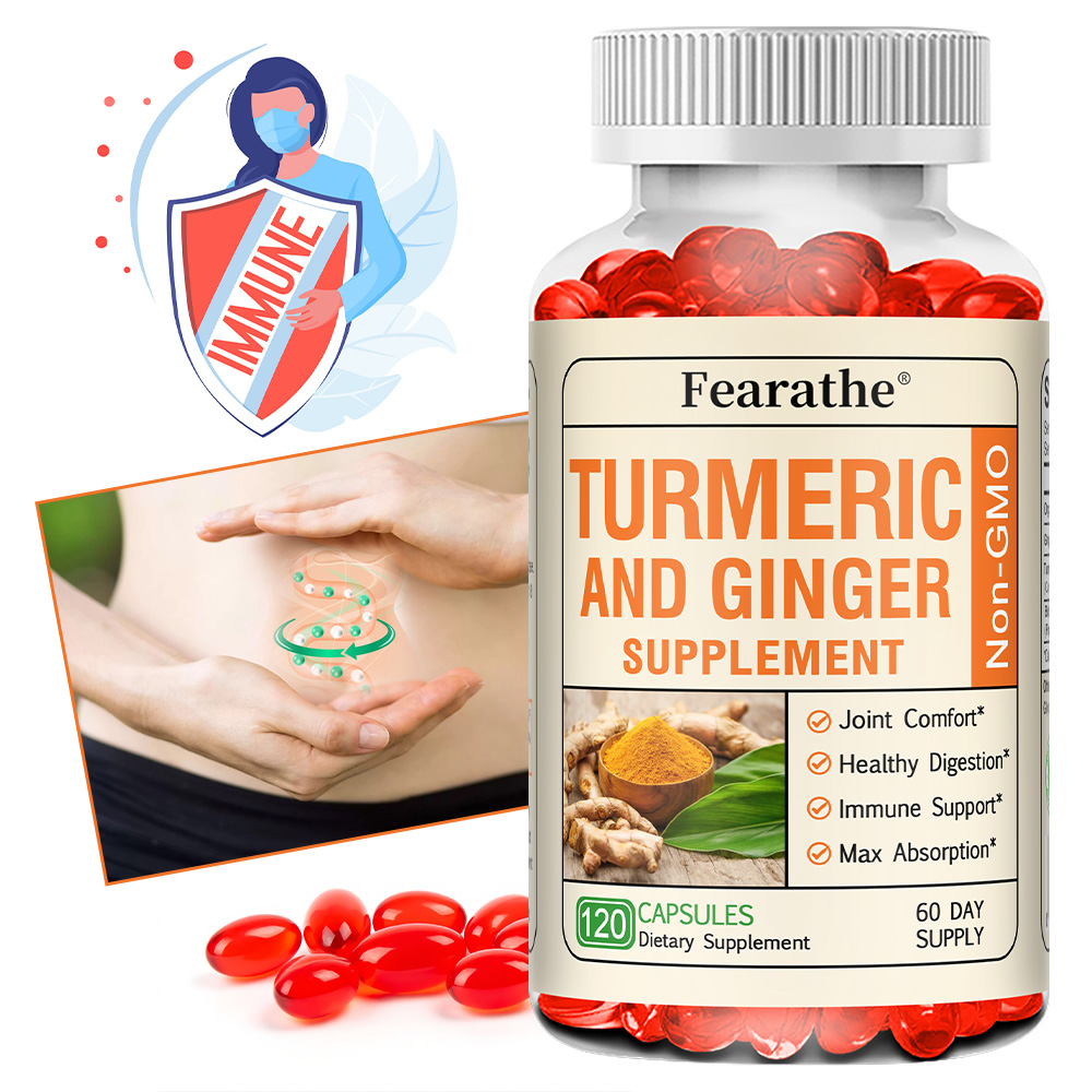 Cápsulas de Cúrcuma com Gengib - Turmeric Curcumin Capsule avaliação e preço
