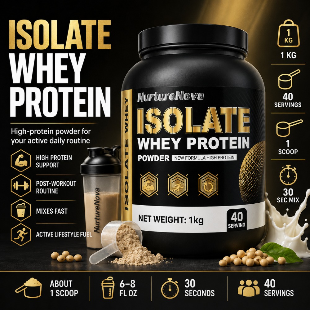 NurtureNova Isolate Whey Prote - Fitness Nutrition Protein avaliação e preço