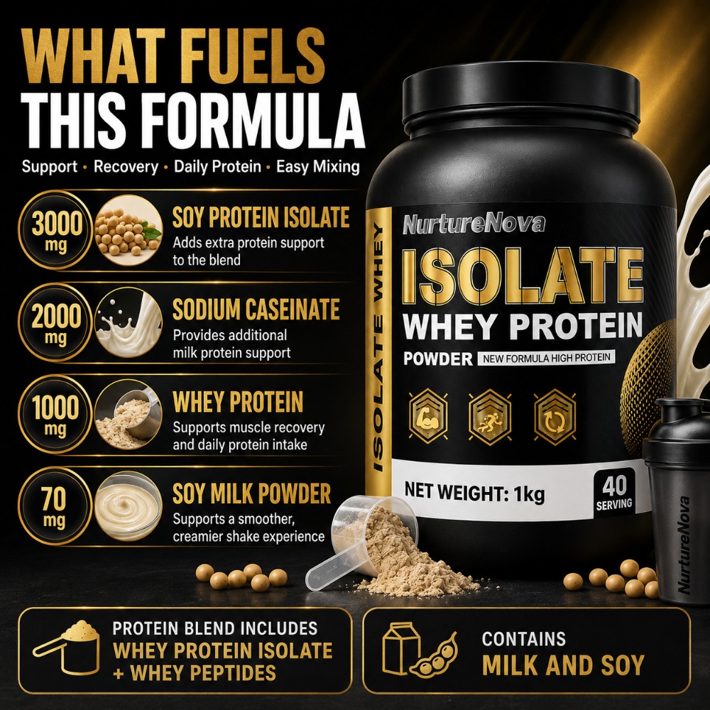 NurtureNova Isolate Whey Prote - Fitness Nutrition Protein avaliação e preço
