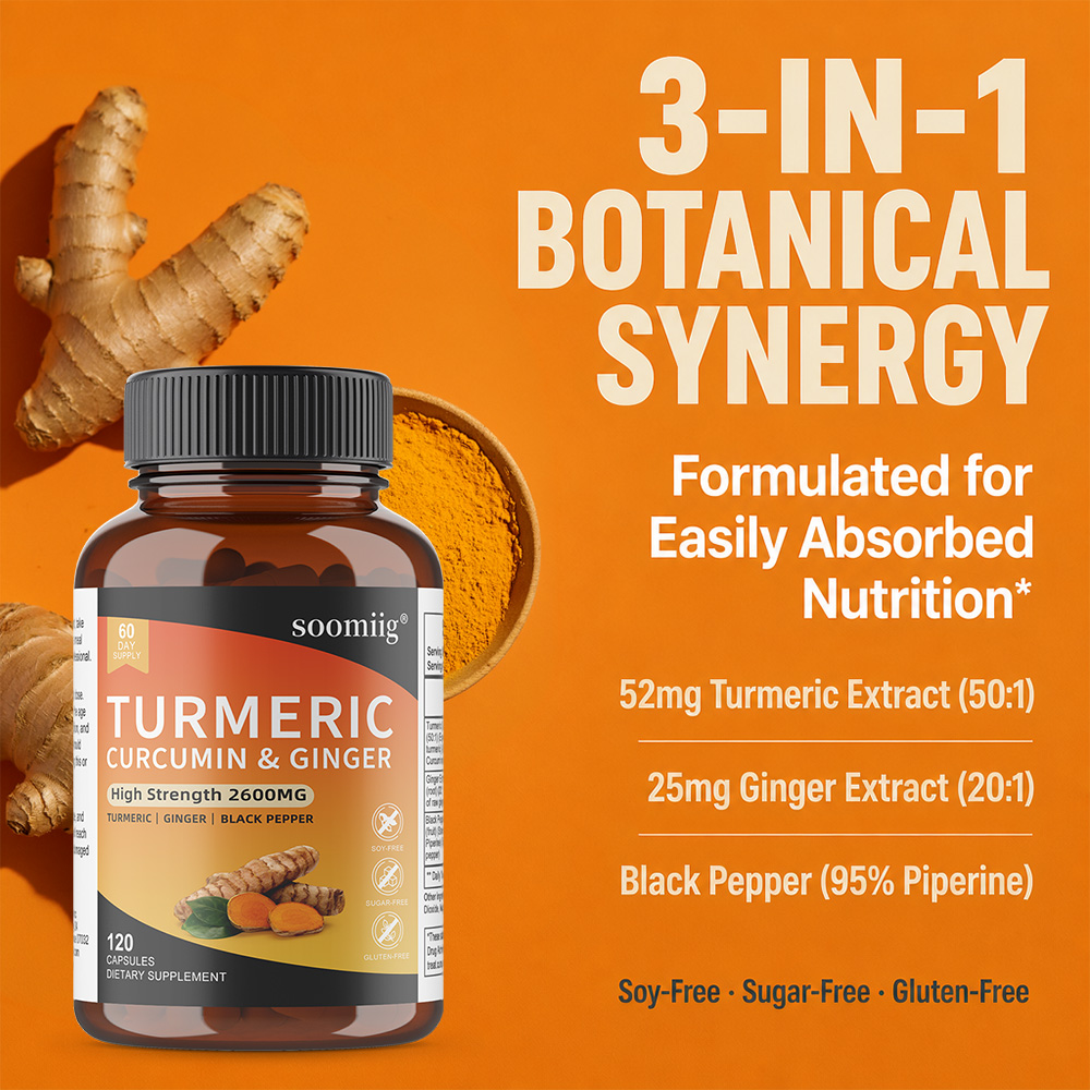 Cápsulas de Cúrcuma, Gengibre  - Turmeric Curcumin Capsule avaliação e preço