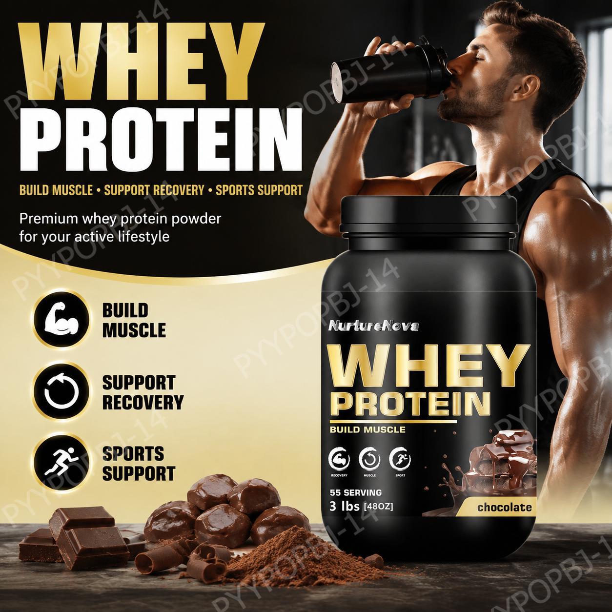 NurtureNova Chocolate Whey Pro - Fitness Nutrition Protein avaliação e preço