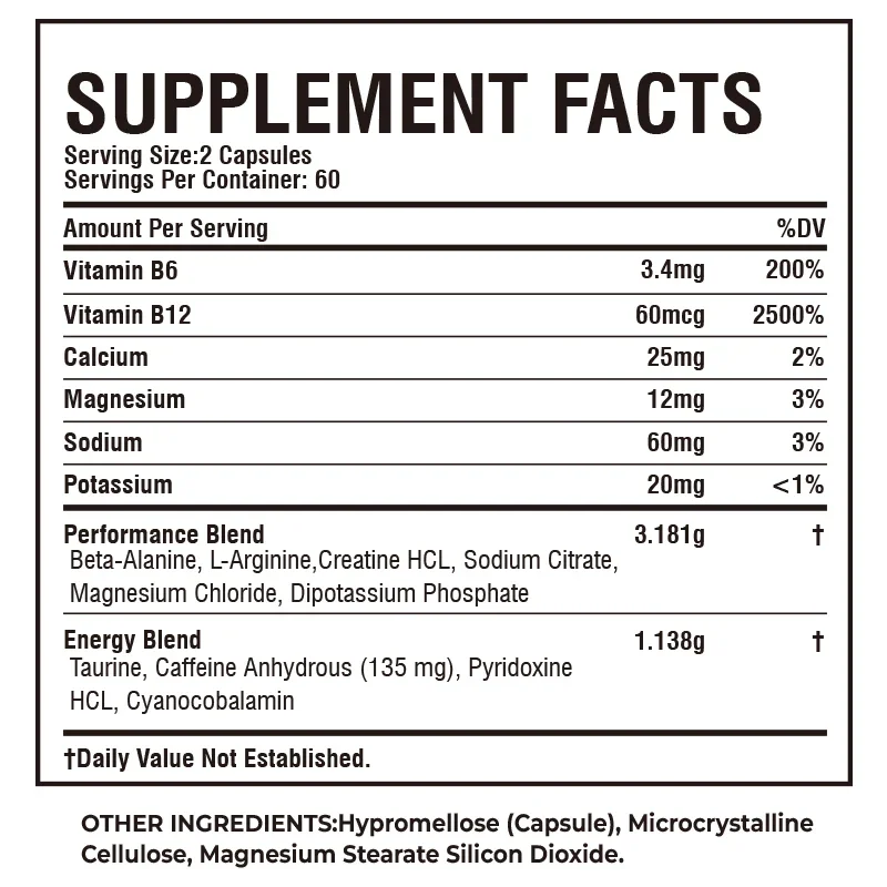 Suplemento de pré-treino espor - Pre Workout Supplement avaliação e preço