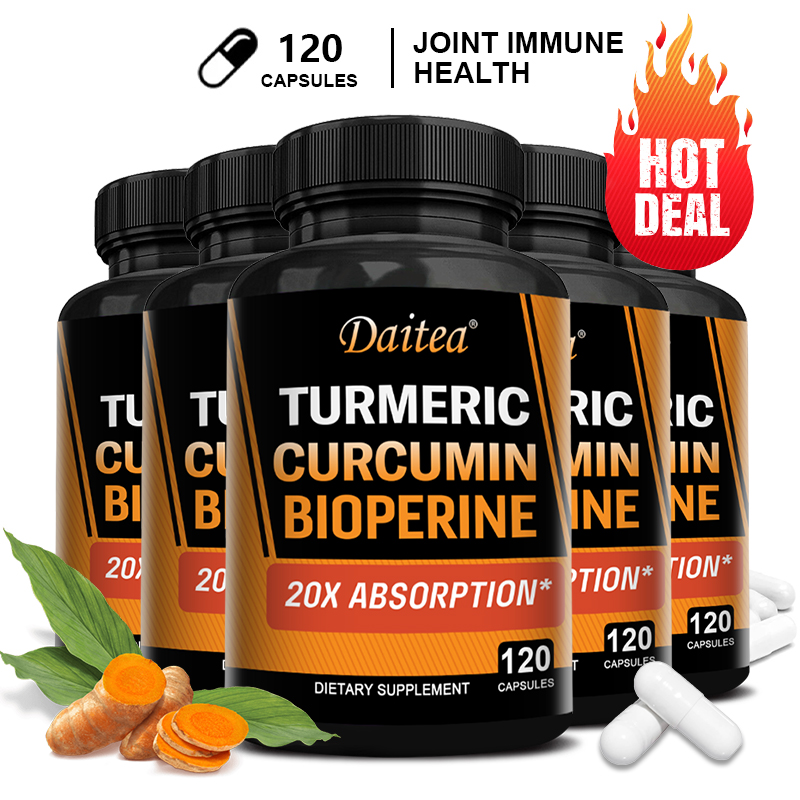 Cúrcuma Curcumina com BioPerin - Turmeric Curcumin Capsule avaliação e preço