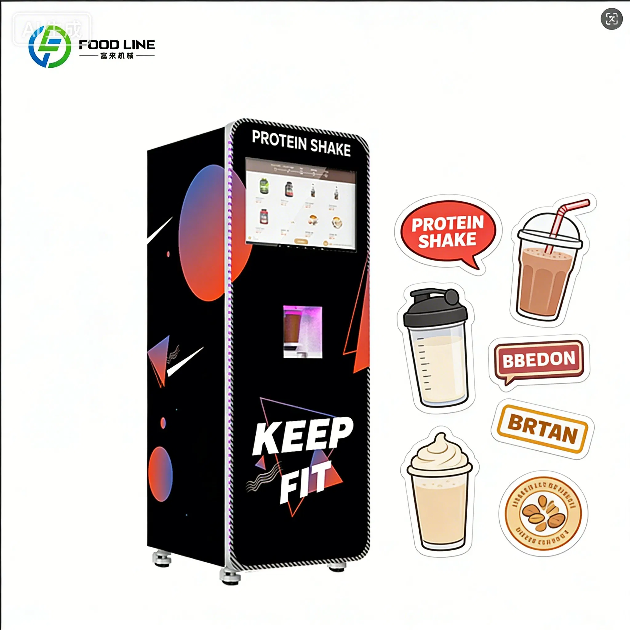 Máquina de Venda Automática de - Fitness Nutrition Protein avaliação e preço
