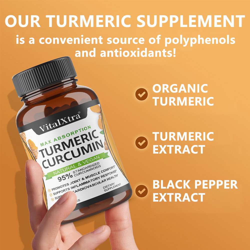 Cápsulas de Curcumina de Cúrcu - Turmeric Curcumin Capsule avaliação e preço