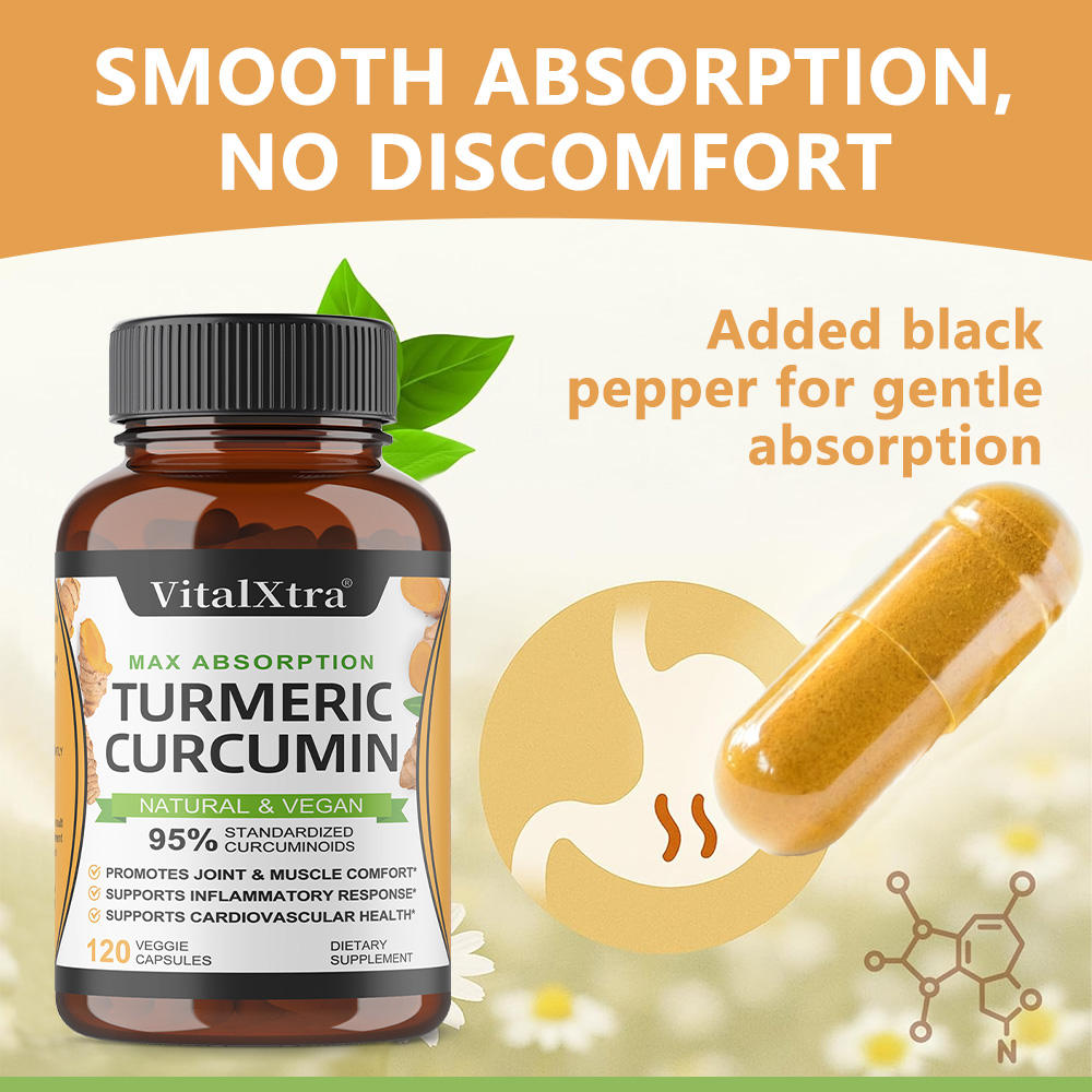 Cápsulas de Curcumina de Cúrcu - Turmeric Curcumin Capsule avaliação e preço