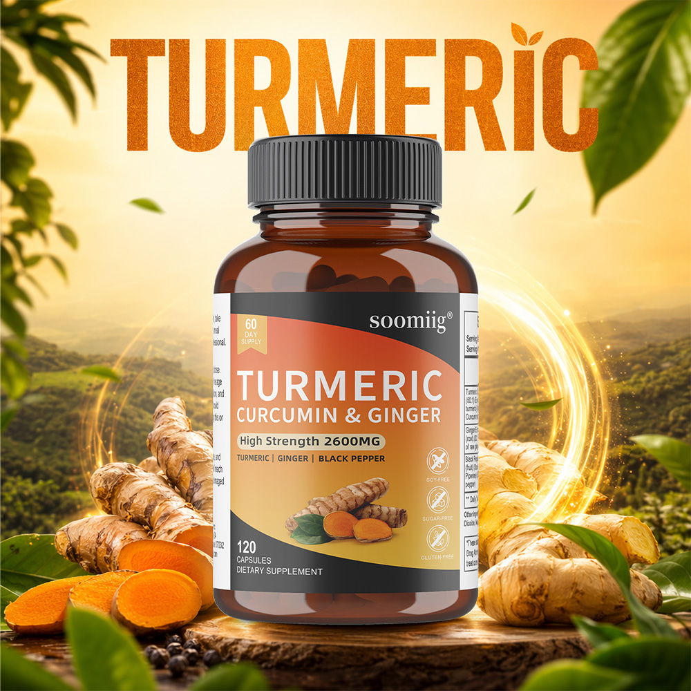 Cápsulas de Cúrcuma com Gengib - Turmeric Curcumin Capsule avaliação e preço