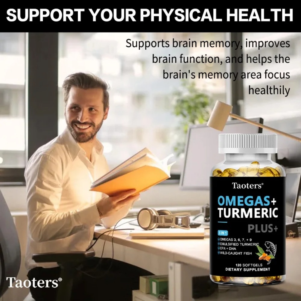 Suplemento Omega 3 6 9 Plus -  - Turmeric Curcumin Capsule avaliação e preço
