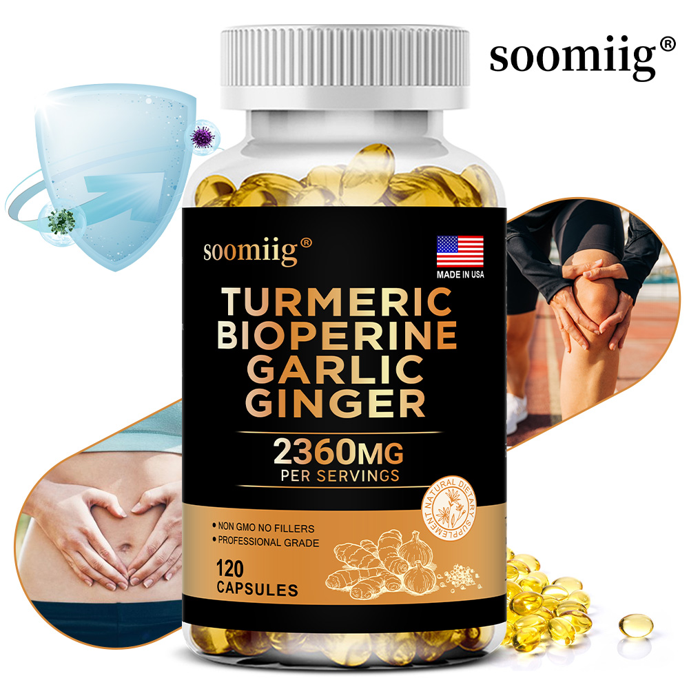Suplemento de cúrcuma e gengib - Turmeric Curcumin Capsule avaliação e preço